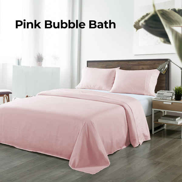 Royal Comfort Blended Bamboo Sheet Set Bubble Bath King Sheets