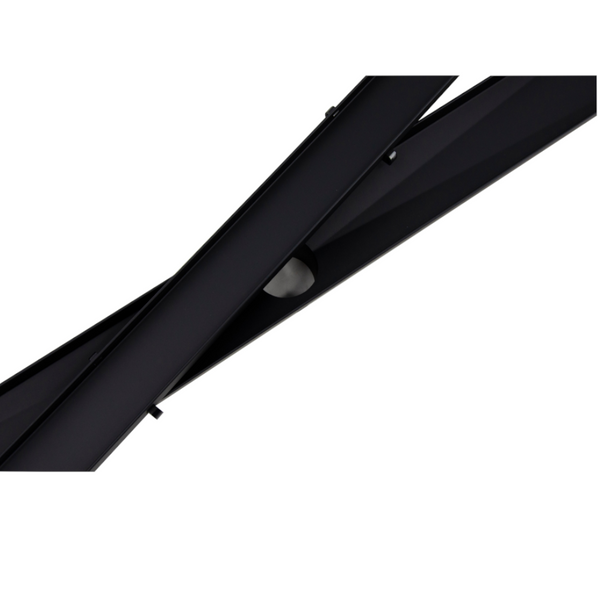 1000Mm Tile Insert Bathroom Shower Black Grate Drain W/Centre Outlet Floor Waste Drain Grates