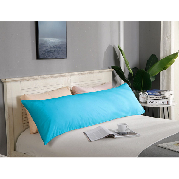 Fabric Fantastic 1000Tc Premium Ultra Soft Body Pillowcase Light Blue Pillow Cases