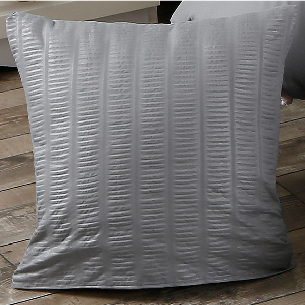 1000Tc Premium Ultra Soft Seersucker Cushion Covers - 2 Pack