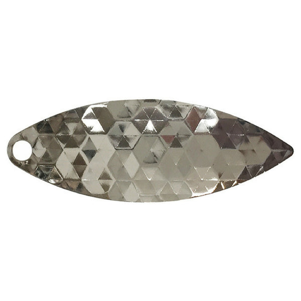 Artizan Hex Stamped Willow Blade Silver Nickel 30Mml X 10Mmw Qty 5 Other Terminal Tackle