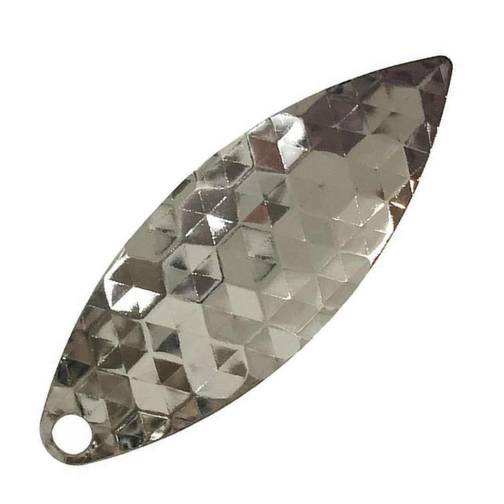 Artizan Hex Stamped Willow Blade Silver Nickel 30Mml X 10Mmw Qty 5 Other Terminal Tackle