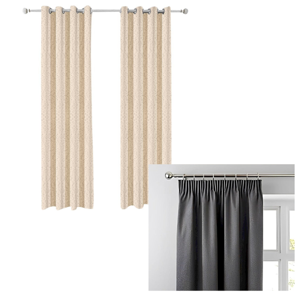 100 Centimetre Beige Modern Luxury Retro Style Curtains For Decor Curtains & Drapes