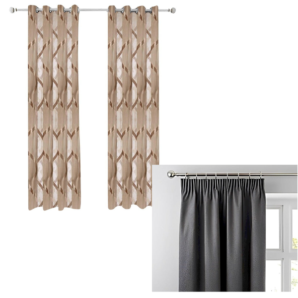 100 Centimetre Brown Modern Luxury Retro Style Curtains For Living Room Bedroom Dining Decor Curtains & Drapes