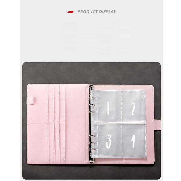 100 Day Challenge Loose Leaf Notebook Couple's Savings Money Envelope Budget Notepad Paper Products