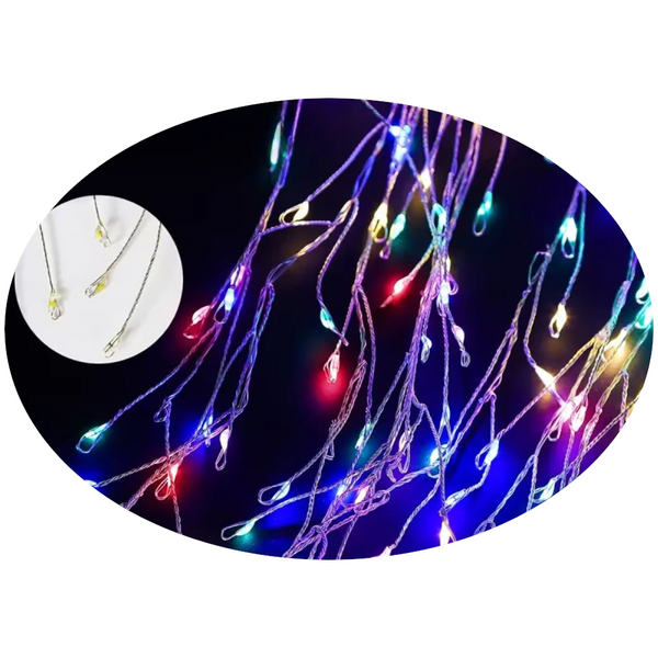 100 Led Solar Fireworks Lights For Patio & Garden String Lights