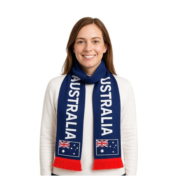 100% Polyester Australian National Flag Scarf Day Costume Party Fringe Souvenir Other Costume Accessories