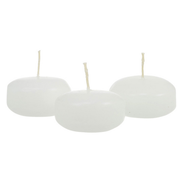 My Decorations 100 Pack Of 4 Hour White Floating Candles 4Cm Diameter Wedding Party Seasonal Decorations