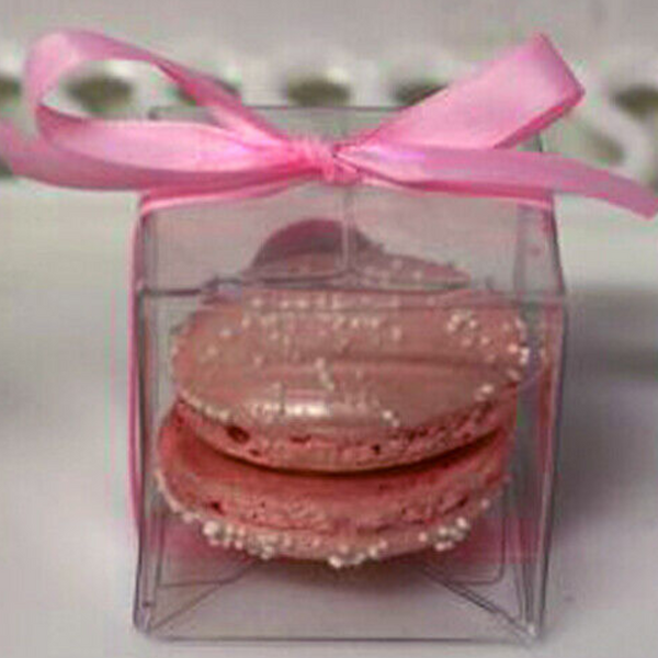 My Decorations 100 Pack Of 8Cm Square Cube Product Showcase Clear Plastic Shop Display Storage Packaging Box Favours & Party Bag Fillers