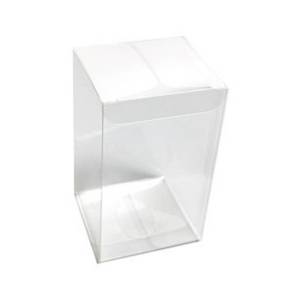 My Decorations 100 Pack Of Large Plastic 22X14.5Cm Rectangle Cube Box Exhibition Gift Product Showcase Clear Shop Display Storage Packaging Gift Boxes