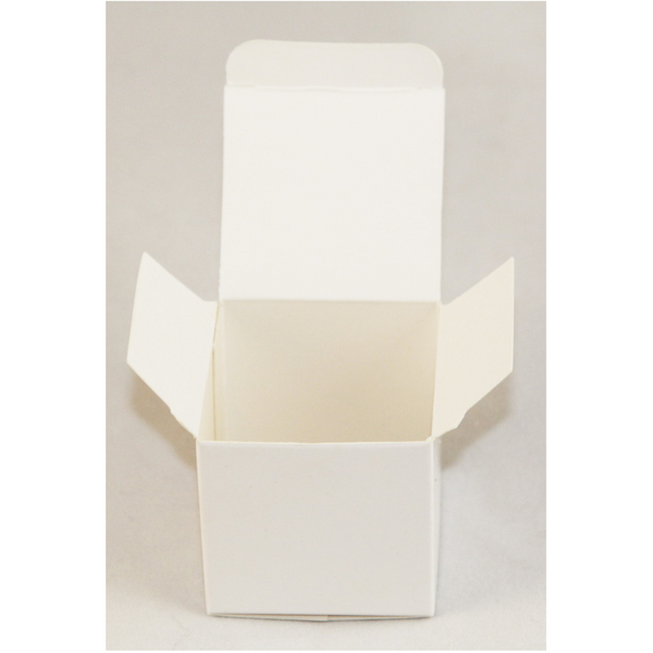 My Decorations 100 Pack Of White 5Cm Square Cube Card Gift Box Folding Packaging Small Rectangle/Square Boxes For Wedding Jewelry Party Favor Model Ca