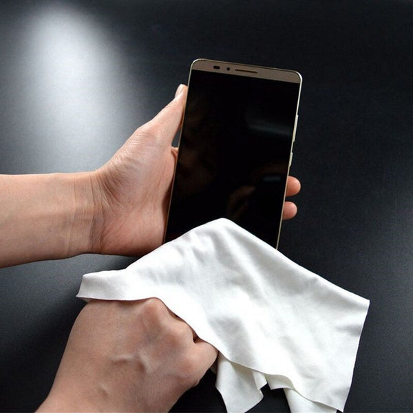 100Pcs / Pack Anti Static Dusting Clean Cloth White Cleaning Towels & Cloths