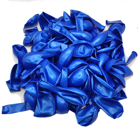 100Pcs 5'' Latex Balloon Set Pearlized Blue Birthday Wedding Party Decoration