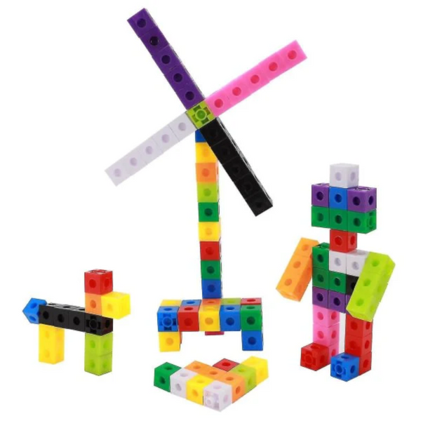 100Pcs Children's Construction Toys Snap Cube Educational Educational Toys