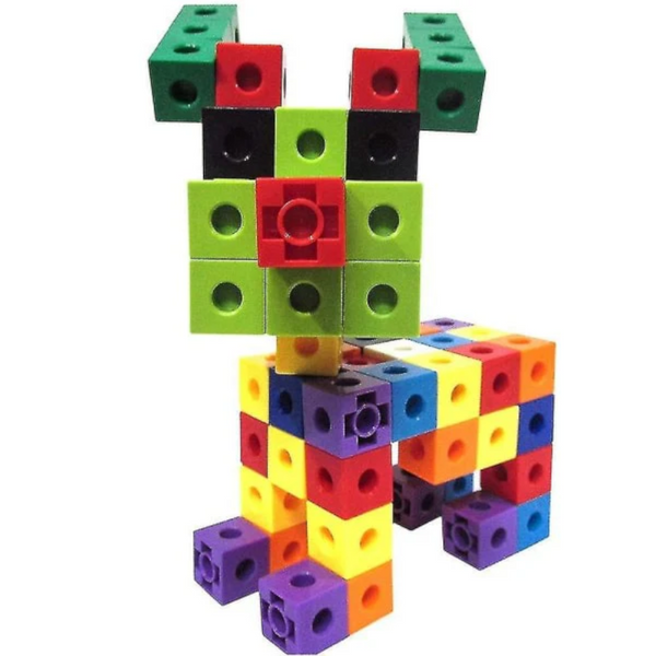 100Pcs Children's Construction Toys Snap Cube Educational Educational Toys