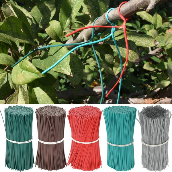 100Pcs Reusable Gardening Cable Ties Twist Climbing Vines Plant Ties & Supports