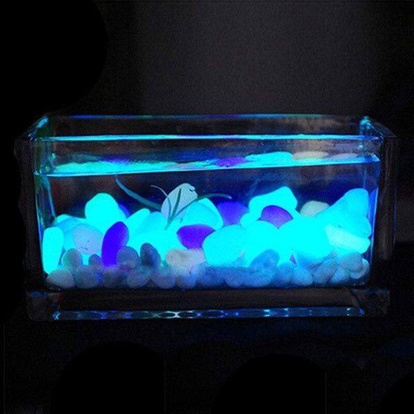 Garden Ornaments 100X 200X 400X Glow In The Dark Pebbles Luminous Stones Colourful Decoration Pebbles Stones & Step Stones
