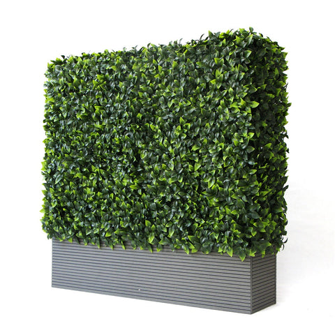 Portable Jasmine Artificial Hedge Plant Uv Resistant 75Cm X