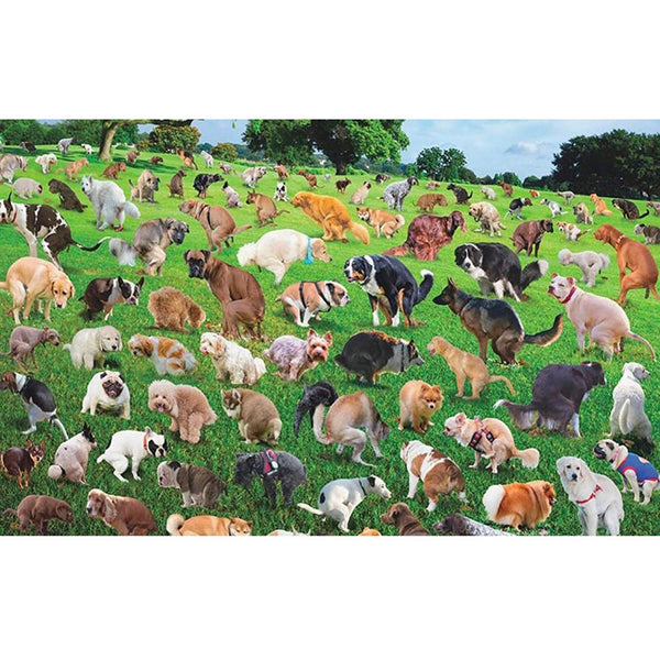Puzzle 1000Pc: 101 Pooping Puppies Jigsaw Puzzles