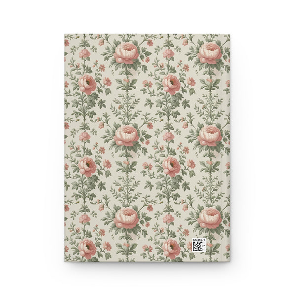 Floral Personalized Journal Customized Notebook Women Name Book Bridesmaid Wedding Daughter Gift Coquette Personal Organisers