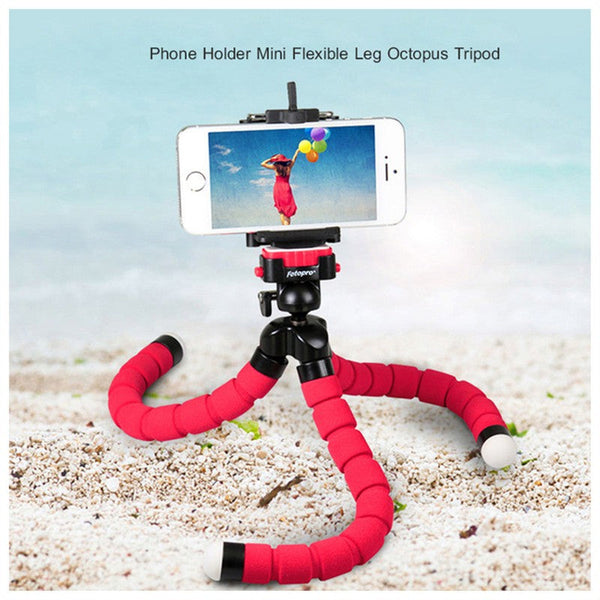 Mini Flexible Sponge Octopus Tripod Smartphone For Gopro 10 9 Camera Accessory