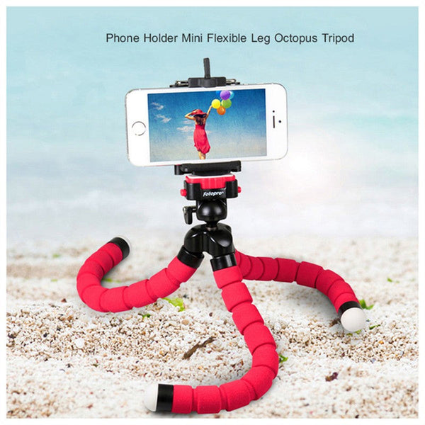 Mini Flexible Sponge Octopus Tripod Smartphone For Gopro 10 9 Camera Accessory Mounts & Holders