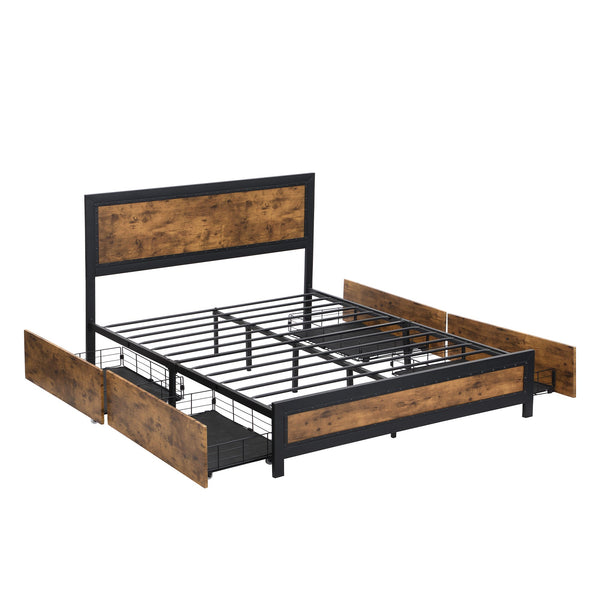 Levede Metal Bed Frame Double Mattress Double Bed Frames