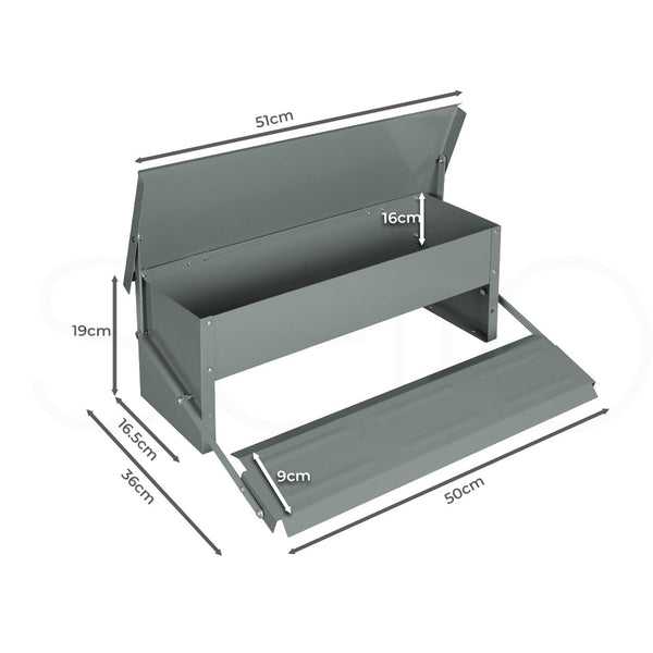 Pawz 10Kg Auto Automatic Chicken Feeder Backyard Poultry Feeders