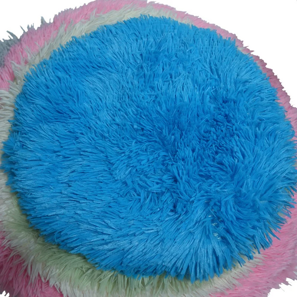 Soft Plush Round Cat Bed Mat For Small Dogs Cats Cozy Fleece Pet Sleeping Kitten Puppy Nest Warm Cushion Accessories Pet Beds