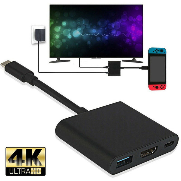 1080P 4K Hdmi Adapter For Usb C Converter Type Hub Switch Typec Usb Cables Hubs & Adapters
