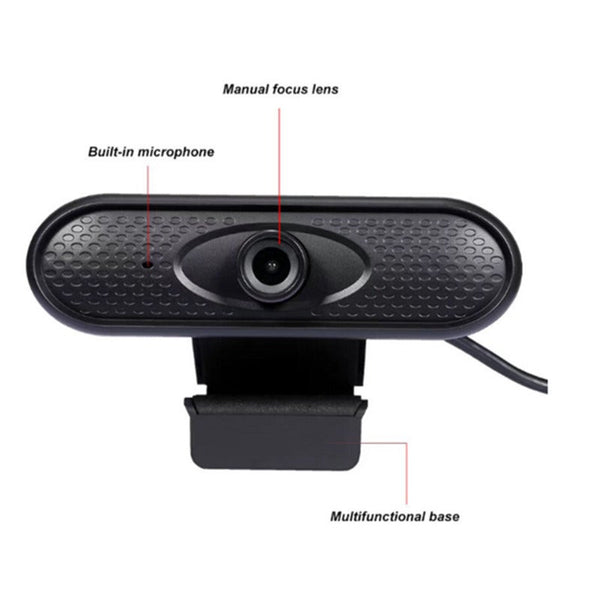 1080P Hd Video Conferencing Camera Usb Free Drive Live With Microphone Webcams