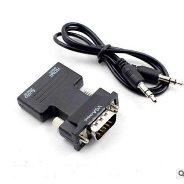 Audio Sound Hdmi Female To Vga Male Converter With Adapter Support 1080P Signal Output Convertor Monitor/Av Cables & Adapters