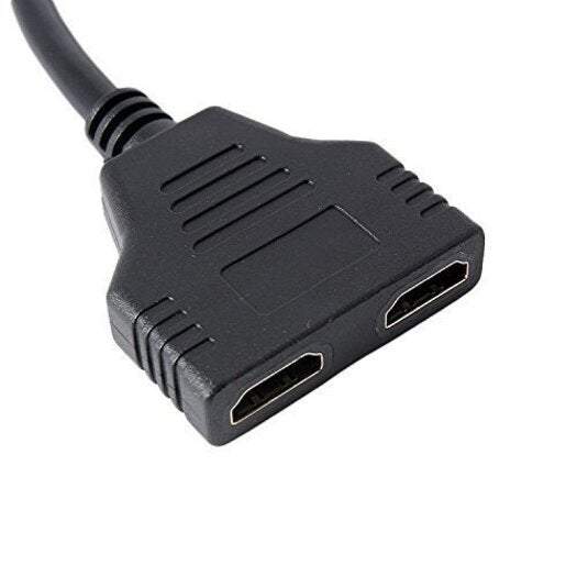 Photography Videography 1080P Hdmi Male To Dual Female 2 Splitter Adapter Cable For Hdtv Signal One At Two Outputs