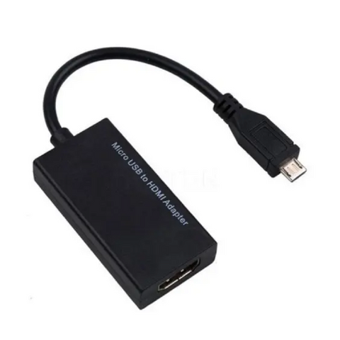 High Performance 1080P Micro Usb To Hdmi Adapter / Connector For Samsung Cellphone Tablet Black