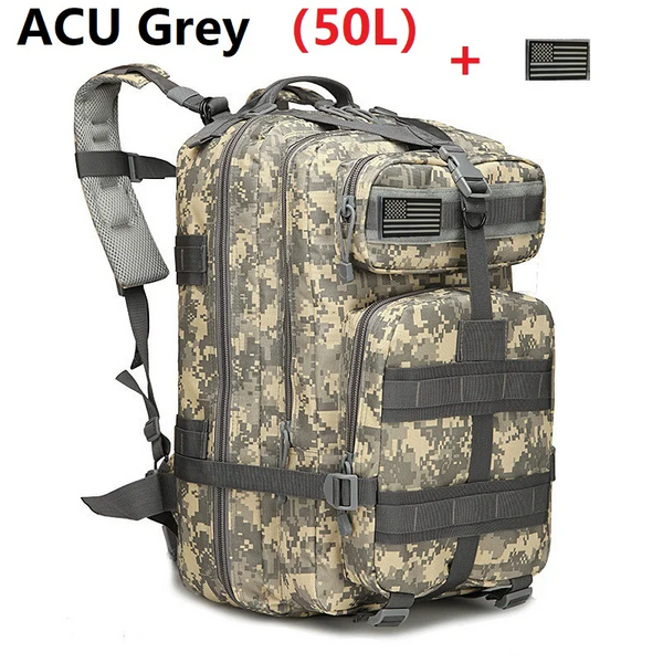 1000D Nylon Bags Backpacks Hiking Outdoor Military Tactical Men Rucksacks