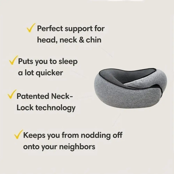 Travel Car Neck Memory Foam Pillow Airplane Cushion For Accessories Pillows