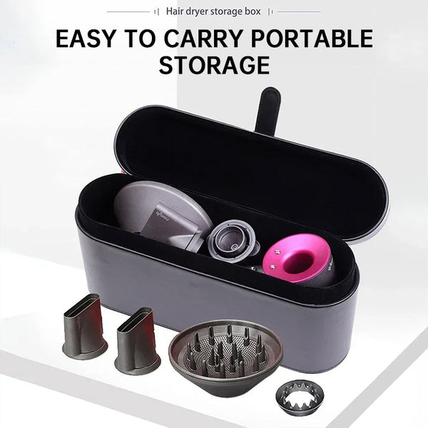Pu Leather Travel Case For Dyson Supersonic Storage & Protection Hair Dryers