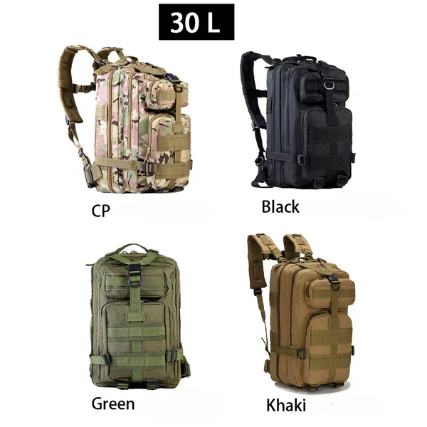 Lawaia Tactical Backpacks 30L/50L Outdoor Rucksacks Camping Hiking Trekking Fishing Hunting Bag With Bottle Holder Daypacks