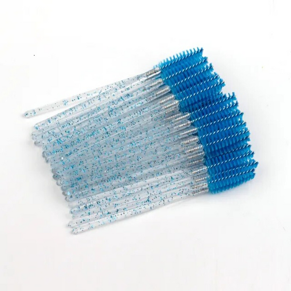 50 Pcs Eyelash Makeup Disposable Mascara Wands Applicator Spoolers Lashes Cosmetic Tools Brushes