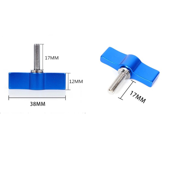 10 Pieces T Shaped Multi Directional Screw With M5 Aluminium Alloy Handle Red Screws & Bolts