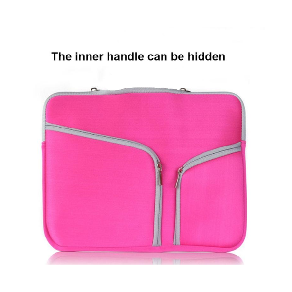 10 Inch Multi Pocket Laptop Liner Bag For Diving Material Rose Laptop Cases & Bags