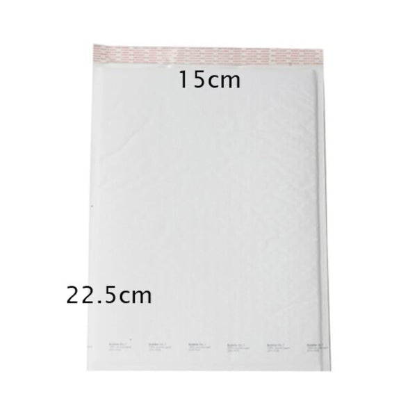 10 Piece Pack 22.5Cm X 15Cm White Bubble Padded Envelope Bag Post Courier Shipping Small Self Seal Padded Envelopes