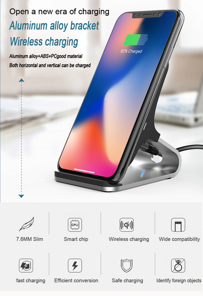 Wireless Phone Charger Stand Chargers & Cradles
