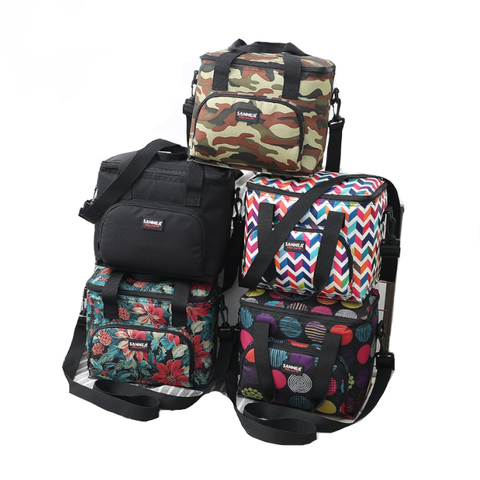 10L Thermal Food Picnic Lunch Bags Cooler Box Portable Multifunction Lunchboxes & Bags