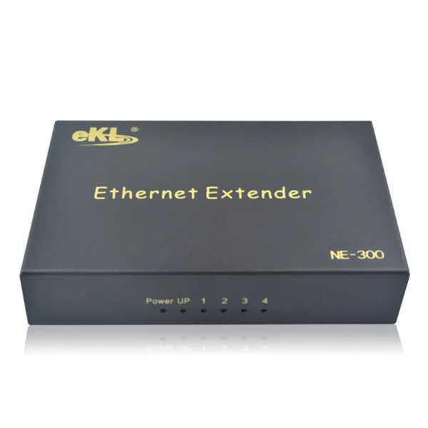10M Full Duplex 4 Ports Rj45 Ethernet Extender 300M Input Output Signal Amplifier