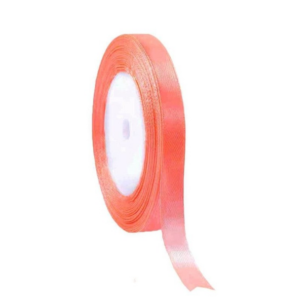 10Mm Width Satin Hair Ribbon Wedding Party Decoration Gift Banquet 3M Fluorescein Red Ribbons & Bows