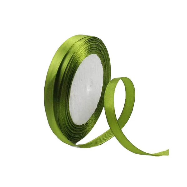10Mm Width Satin Hair Ribbon Wedding Party Decoration Gift Banquet 22M Blackish Green Ribbons & Bows