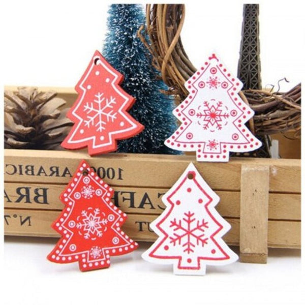 10Pcs Diy Christmas Tree Hanging Decorations Seasonal Decorations