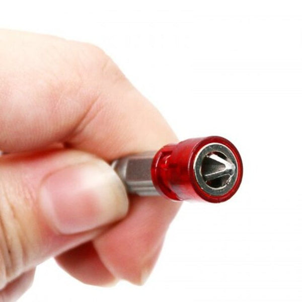 10Pc Drywall Screwdriver Bit Set 65Mm Bits / 4 Hex Depth Stop Silver Drill Bits