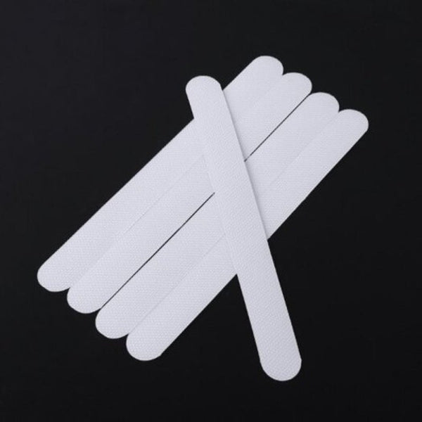 10Pcs Bathroom Bathtub Staircase Transparent Anti Skid Slip Safe Tape Natural White Set Non Slip Appliqués & Mats